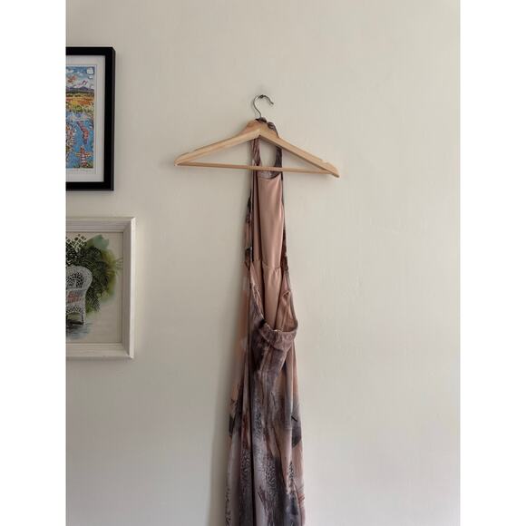 LET ME BE Anthropologie Knit Halter Maxi Dress Size XS - Picture 5 of 8